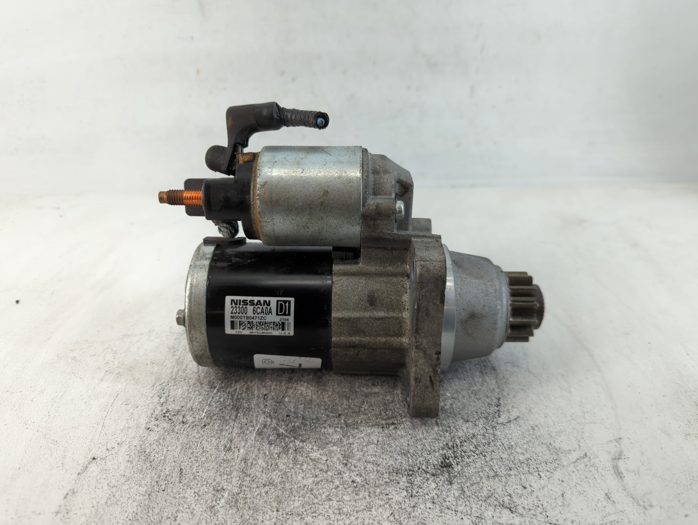 2019-2022 Nissan Altima Car Starter Motor Solenoid OEM P/N:23300 6CA0A Fits Fits 2019 2020 2021 2022 OEM Used Auto Parts - O