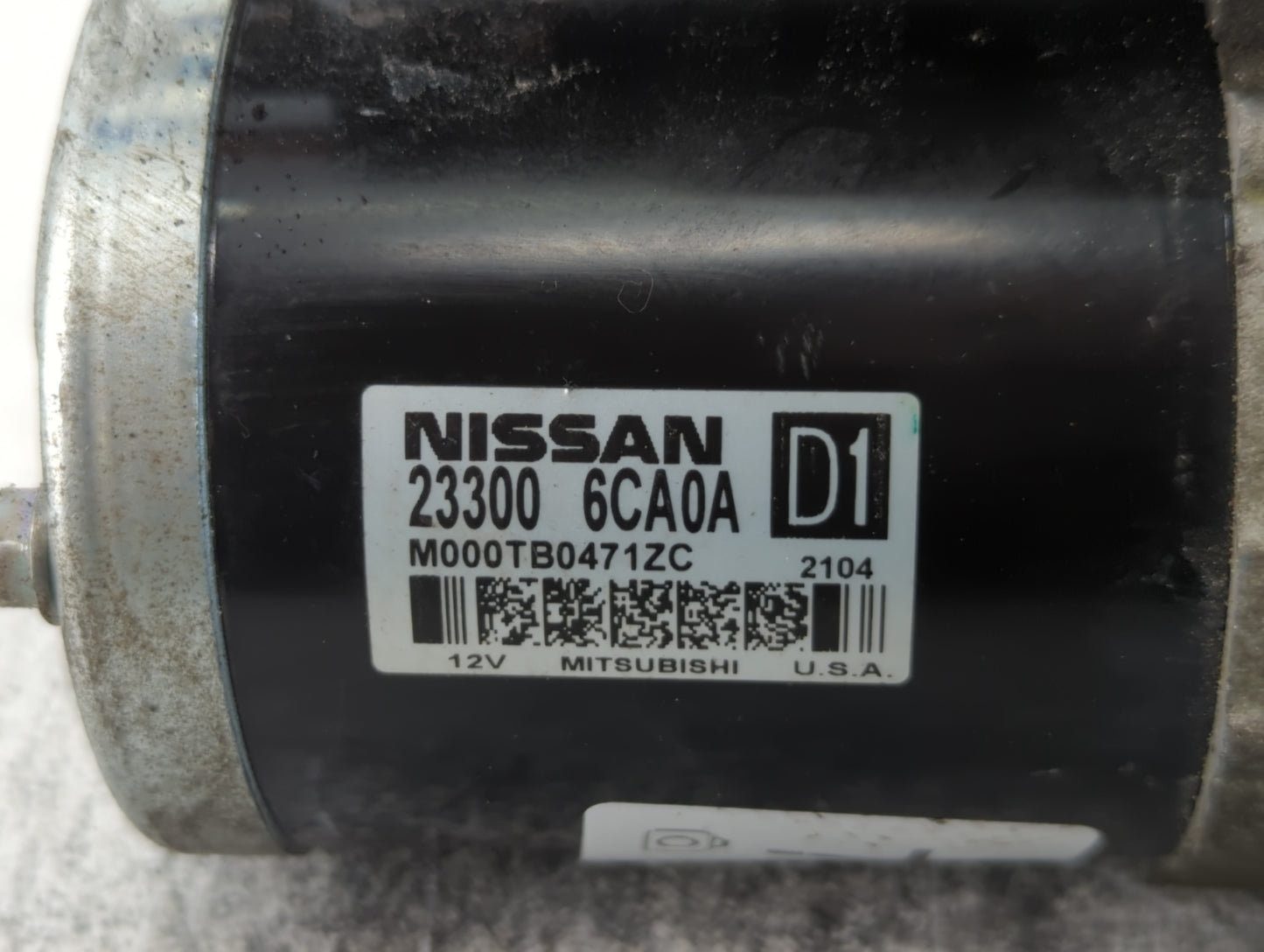2019-2022 Nissan Altima Car Starter Motor Solenoid OEM P/N:23300 6CA0A Fits Fits 2019 2020 2021 2022 OEM Used Auto Parts - O