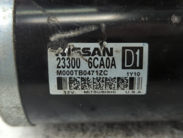 2019-2022 Nissan Altima Car Starter Motor Solenoid OEM P/N:23300 6CA0A Fits Fits 2019 2020 2021 2022 OEM Used Auto Parts