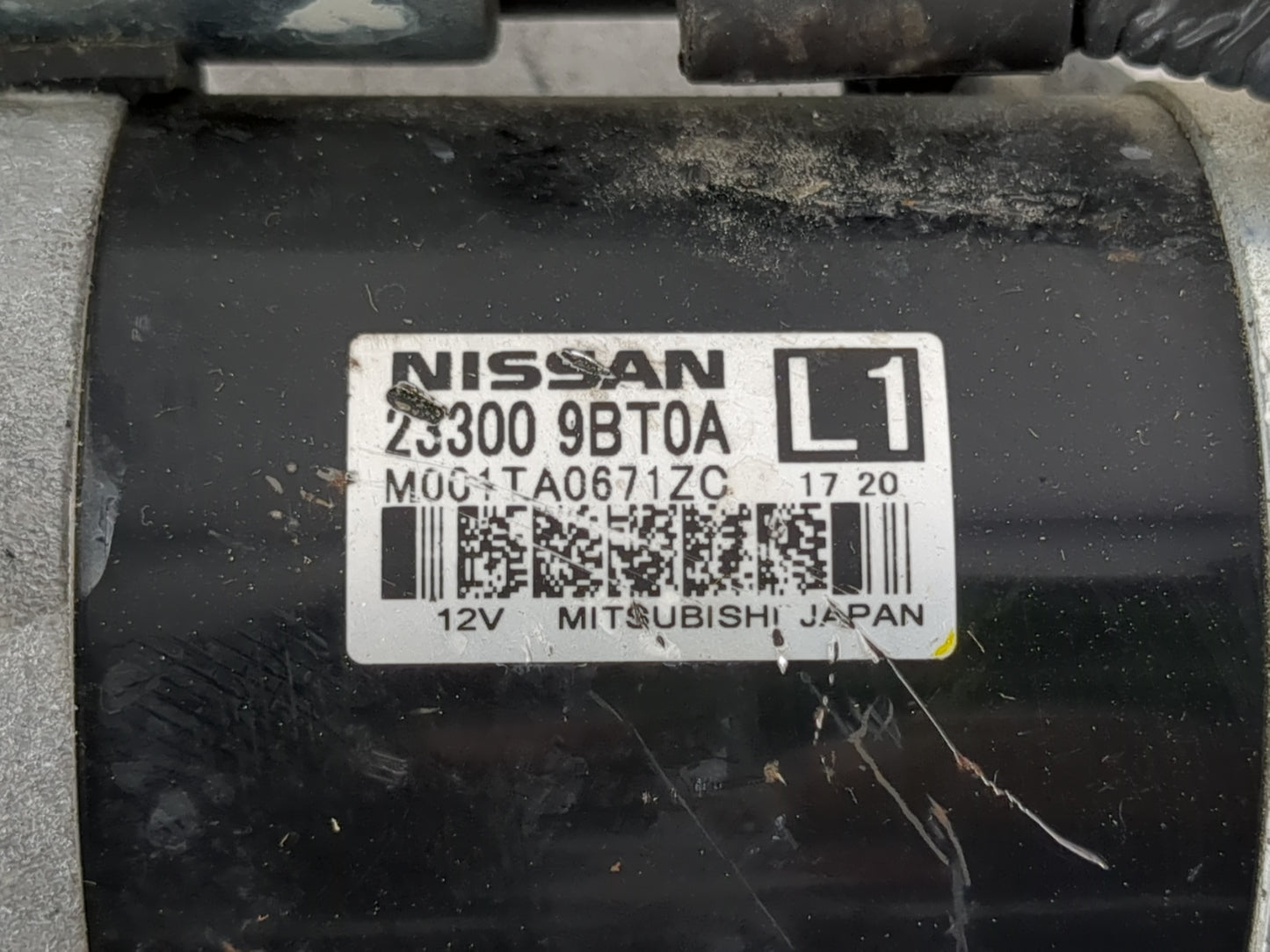 2022 Nissan Frontier Car Starter Motor Solenoid OEM P/N:23300 9BT0A Fits OEM Used Auto Parts - Oemusedautoparts1.com
