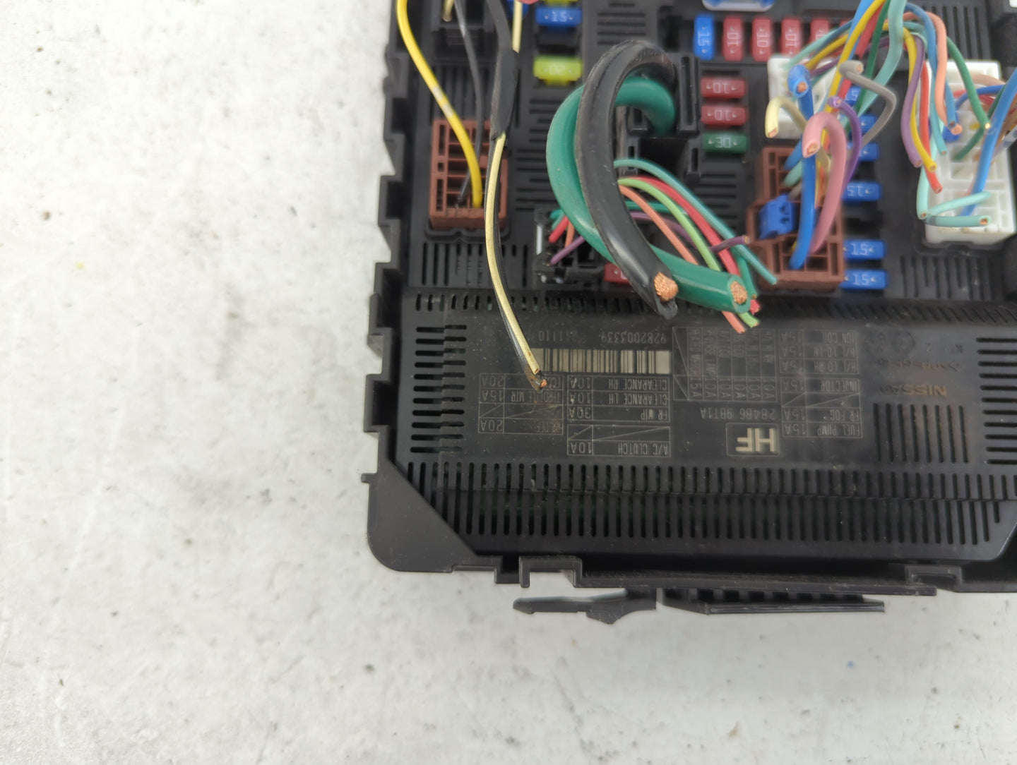 2010-2022 Nissan Frontier Fusebox Fuse Box Panel Relay Module Fits OEM Used Auto Parts - Oemusedautoparts1.com