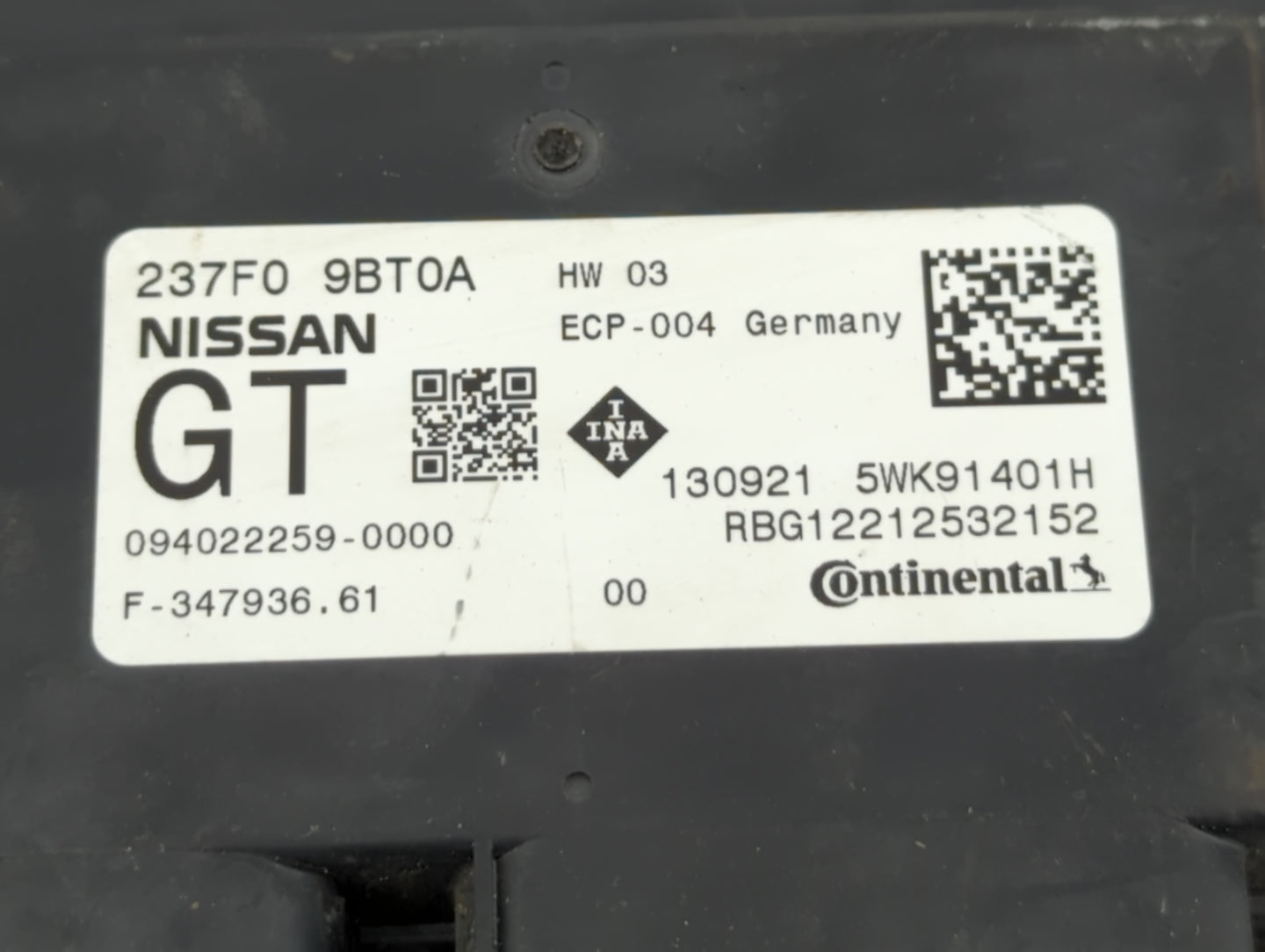 2022 Nissan Frontier PCM Engine Control Computer ECU ECM PCU OEM P/N:237F0 9BT0A Fits OEM Used Auto Parts - Oemusedautoparts