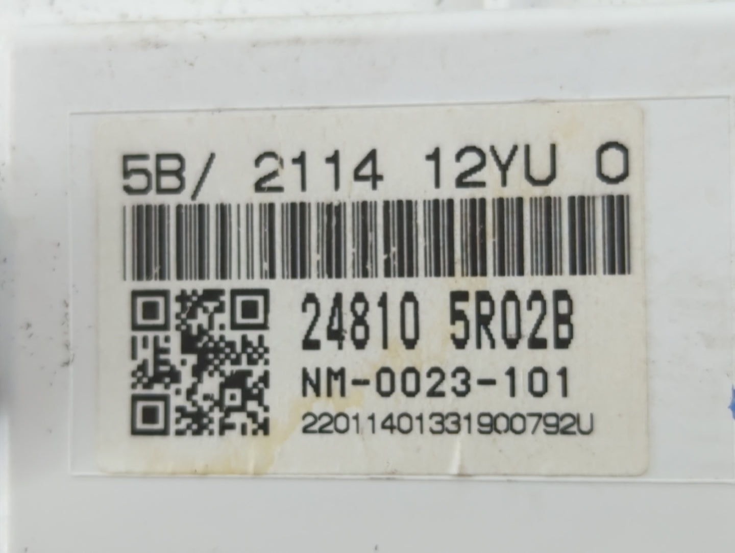 2021 Nissan Kicks Instrument Cluster Speedometer Gauges P/N:24810 5R02B Fits OEM Used Auto Parts - Oemusedautoparts1.com