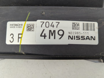 2020-2021 Nissan Kicks PCM Engine Control Computer ECU ECM PCU OEM P/N:NEC985-111 HU5T-14F262-BA Fits Fits 2020 2021 2022 OEM Used Auto Parts