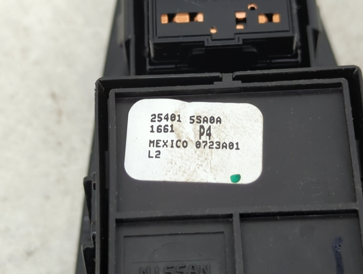 2018-2021 Nissan Leaf Master Power Window Switch Replacement Driver Side Left P/N:25401 5SA0A Fits Fits 2018 2019 2020 2021 