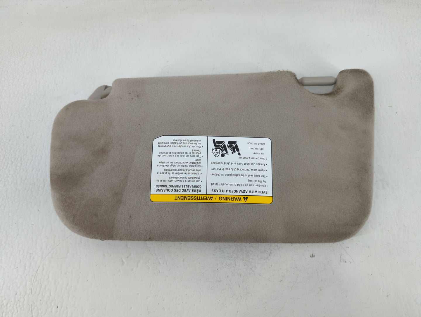 2018-2021 Nissan Leaf Sun Visor Shade Replacement Driver Left Mirror Fits Fits 2018 2019 2020 2021 OEM Used Auto Parts - Oem
