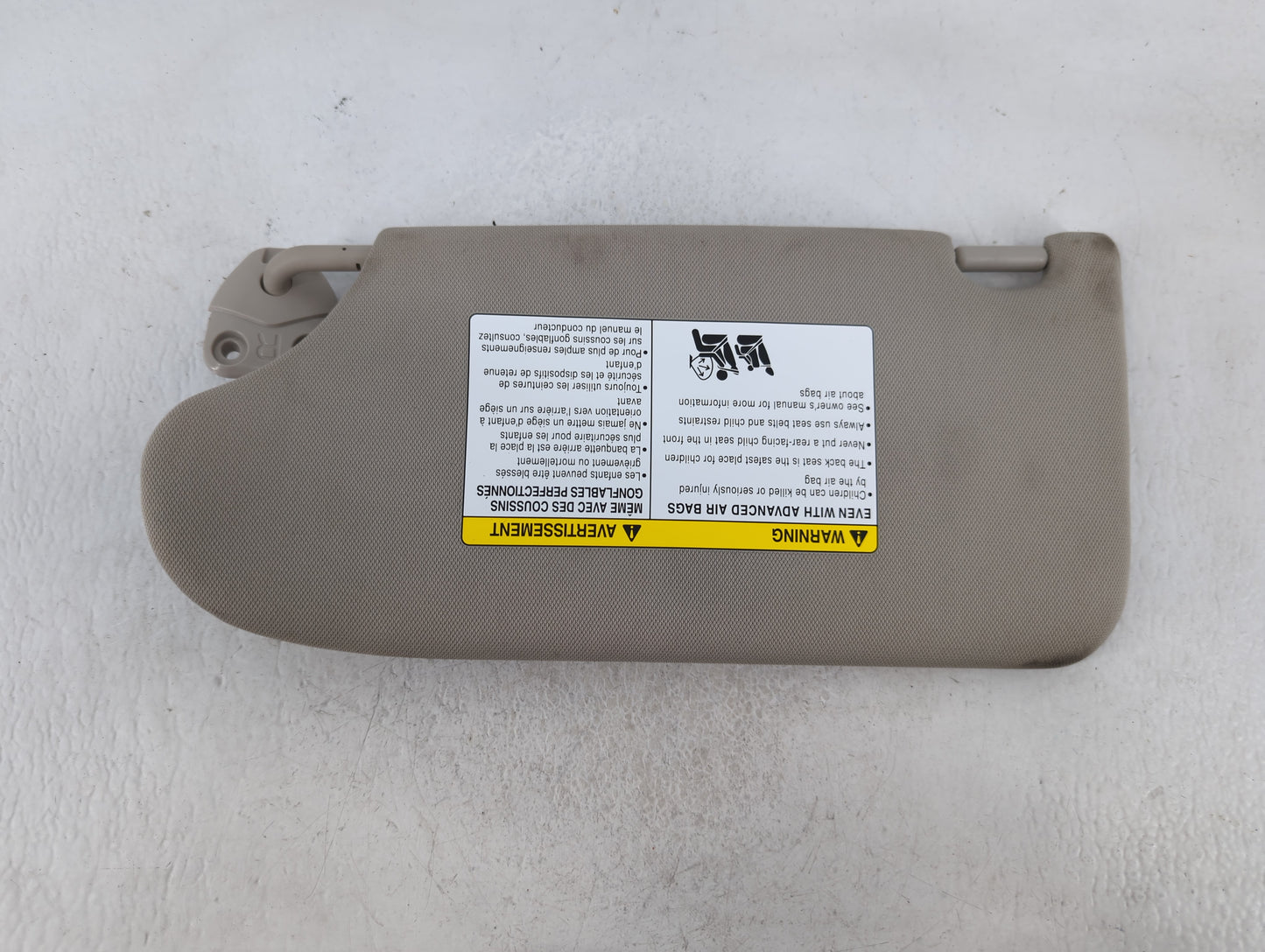 2018-2021 Nissan Maxima Sun Visor Shade Replacement Passenger Right Mirror Fits Fits 2018 2019 2020 2021 OEM Used Auto Parts