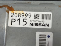 2021 Nissan Maxima PCM Engine Control Computer ECU ECM PCU OEM P/N:208999 P15 NEC053-692 Fits Fits 2020 2022 OEM Used Auto P