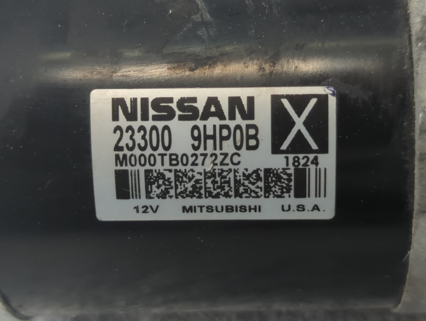 2022 Nissan Maxima Car Starter Motor Solenoid OEM P/N:23300 9HP0B Fits OEM Used Auto Parts - Oemusedautoparts1.com