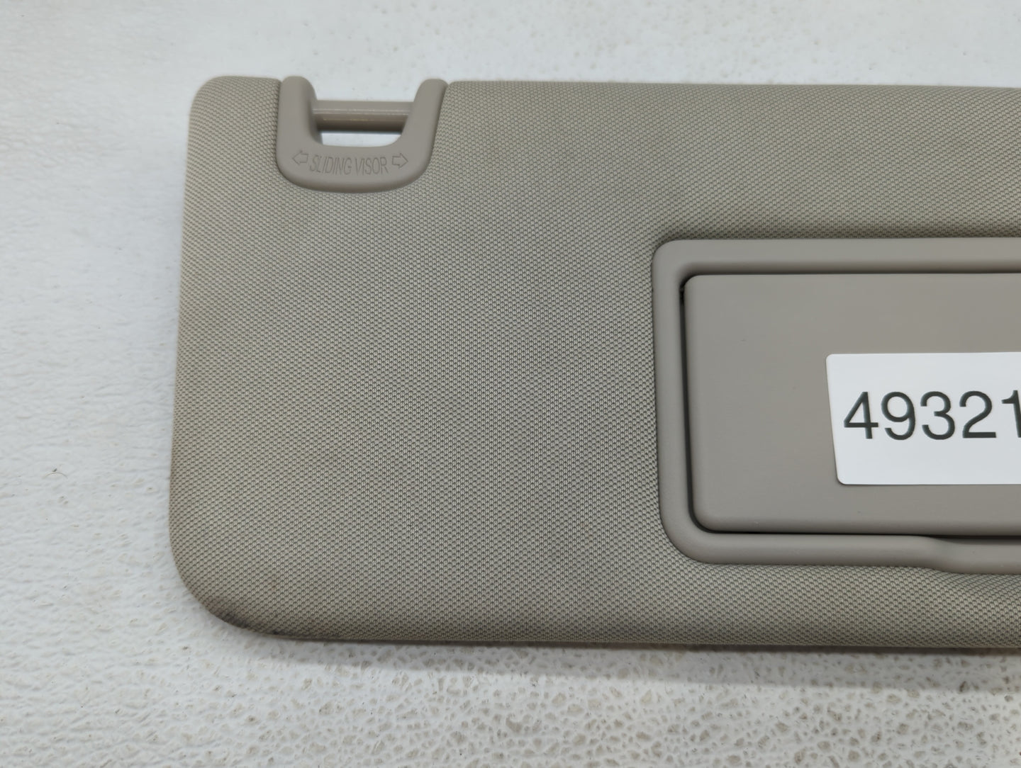 2019-2022 Nissan Murano Sun Visor Shade Replacement Passenger Right Mirror Fits Fits 2019 2020 2021 2022 OEM Used Auto Parts