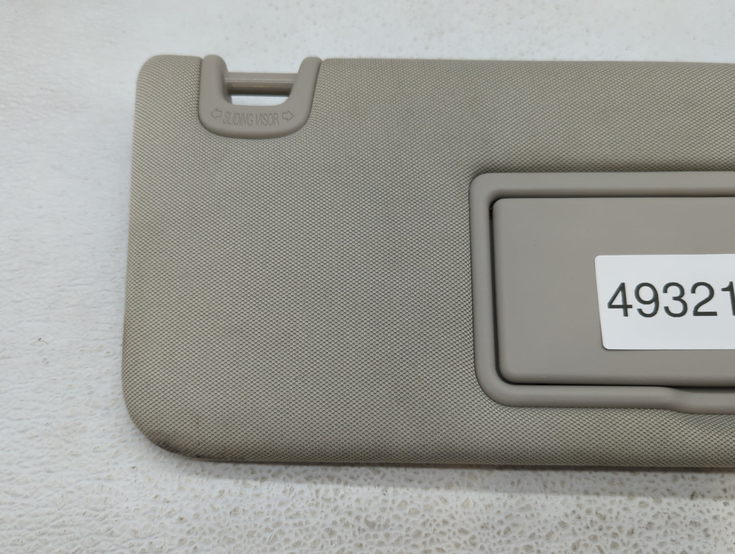 2019-2022 Nissan Murano Sun Visor Shade Replacement Passenger Right Mirror Fits Fits 2019 2020 2021 2022 OEM Used Auto Parts