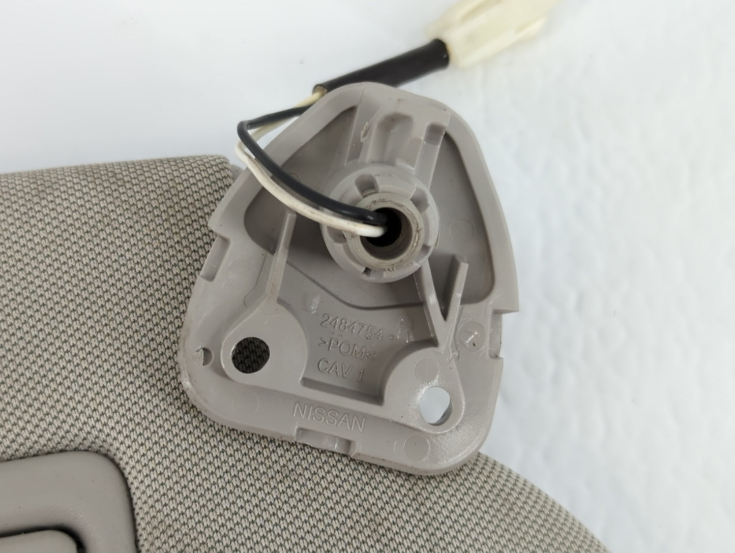 2019-2022 Nissan Murano Sun Visor Shade Replacement Passenger Right Mirror Fits Fits 2019 2020 2021 2022 OEM Used Auto Parts