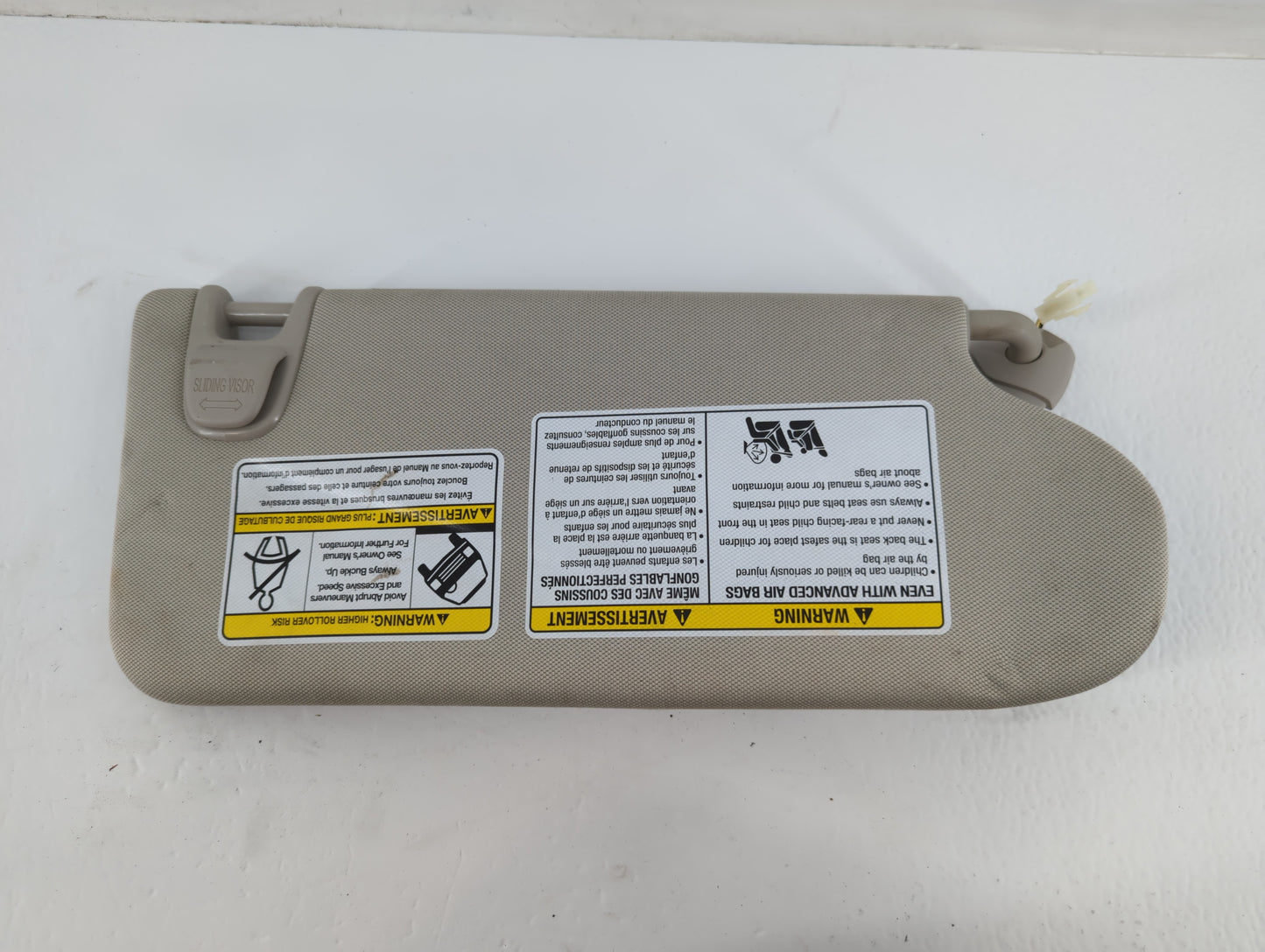 2019-2022 Nissan Murano Sun Visor Shade Replacement Driver Left Mirror Fits Fits 2019 2020 2021 2022 OEM Used Auto Parts - O