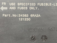 2021-2022 Nissan Rogue Fusebox Fuse Box Panel Relay Module P/N:24382 6RA2A Fits Fits 2021 2022 OEM Used Auto Parts - Oemused