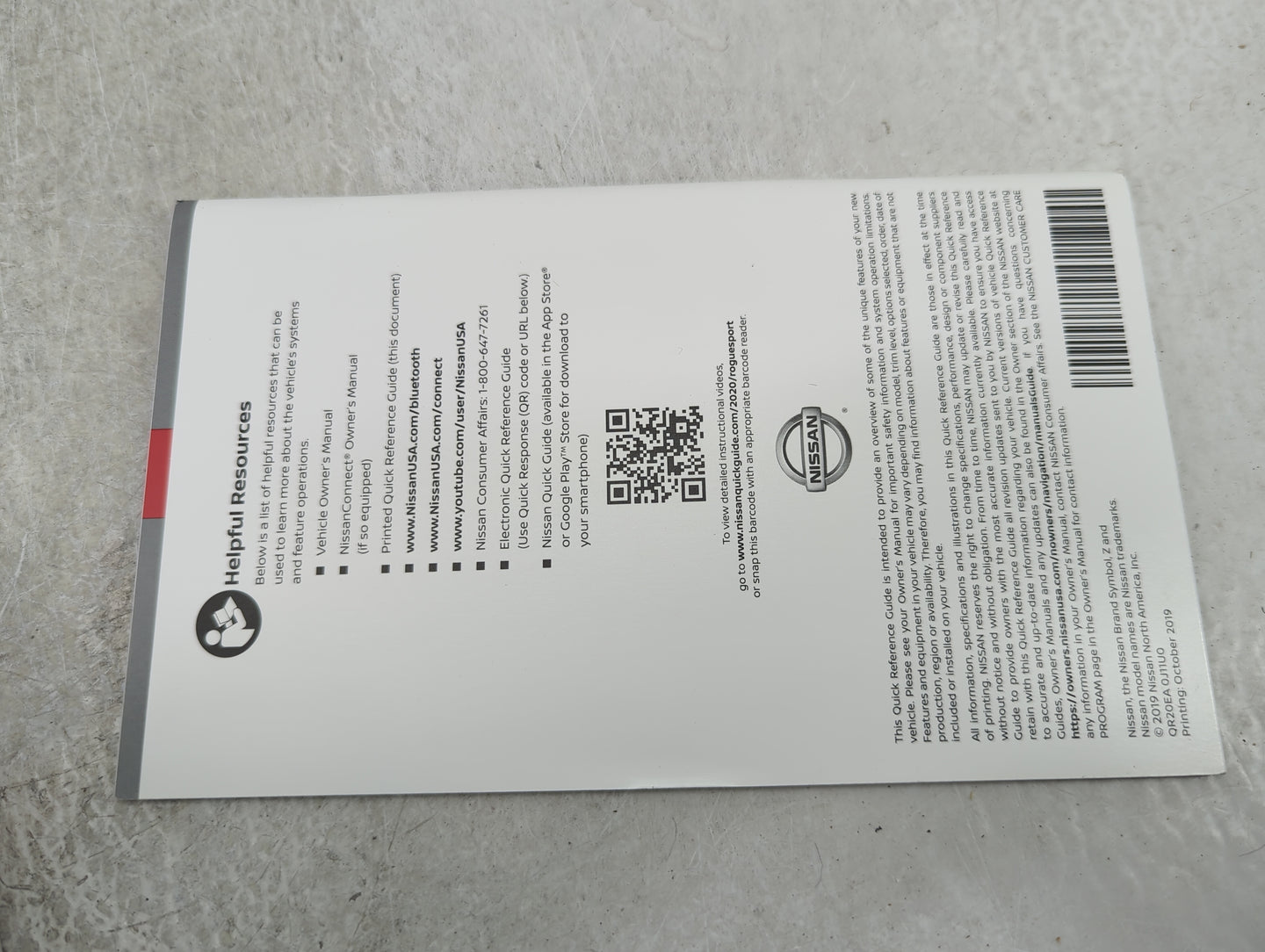 2022 Nissan Rogue Owners Manual Book Guide OEM Used Auto Parts - Oemusedautoparts1.com