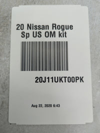 2022 Nissan Rogue Owners Manual Book Guide OEM Used Auto Parts - Oemusedautoparts1.com