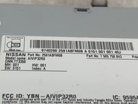 2022 Nissan Rogue Radio AM FM Cd Player Receiver Replacement P/N:7 505 750 843 2591A8FM0B Fits OEM Used Auto Parts - Oemused