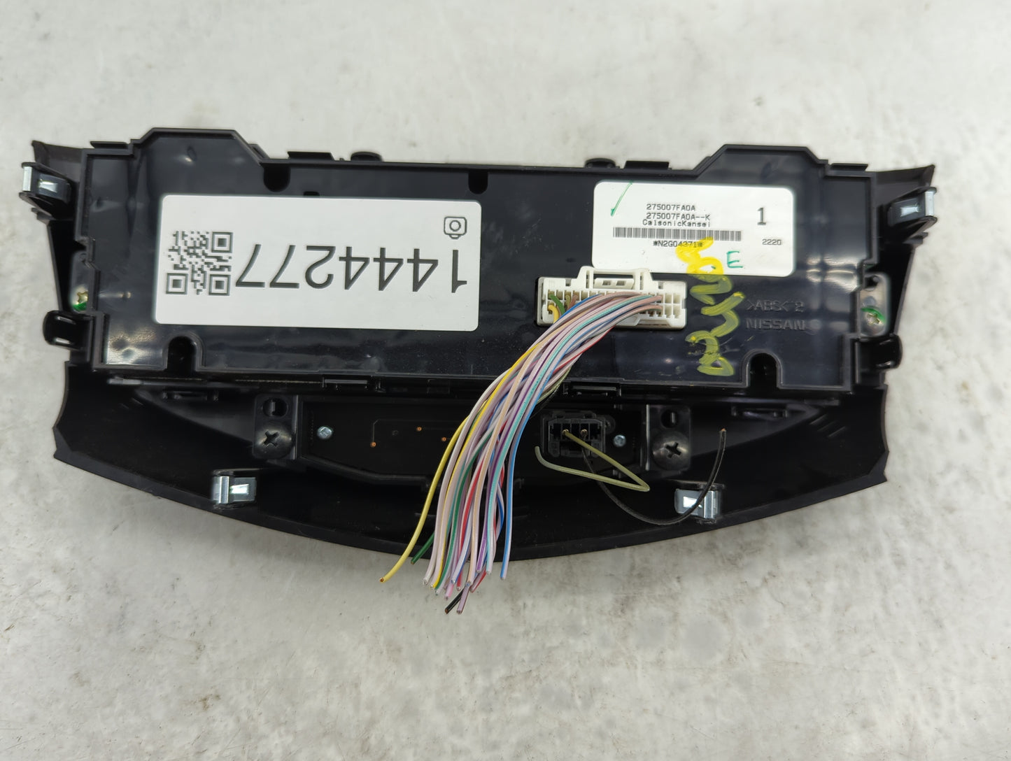 2017-2022 Nissan Rogue Sport Climate Control Module Temperature AC/Heater Replacement P/N:275007FA0A 275007FA0A-K Fits OEM U