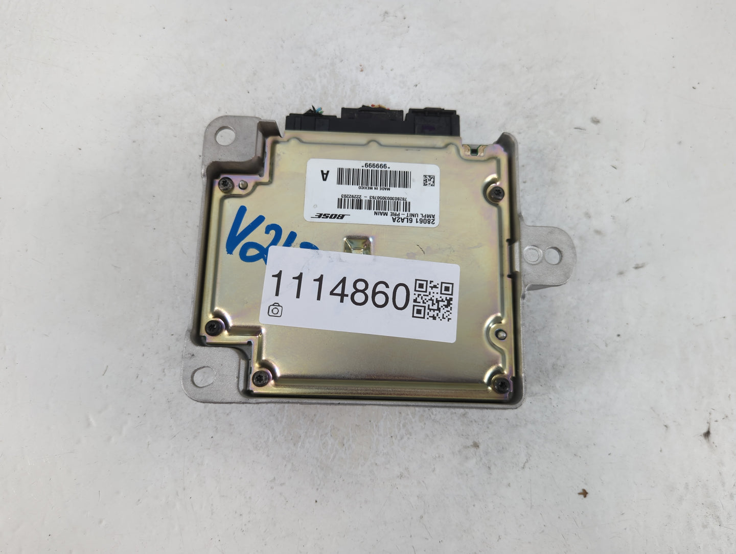 2020-2022 Nissan Sentra Radio AM FM Cd Player Receiver Replacement P/N:28061 6LA2A Fits Fits 2020 2021 2022 OEM Used Auto Pa