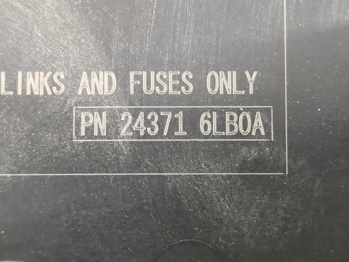 2022 Nissan Sentra Fusebox Fuse Box Panel Relay Module P/N:24371 6LB0A 91238 A5995 Fits OEM Used Auto Parts - Oemusedautopar