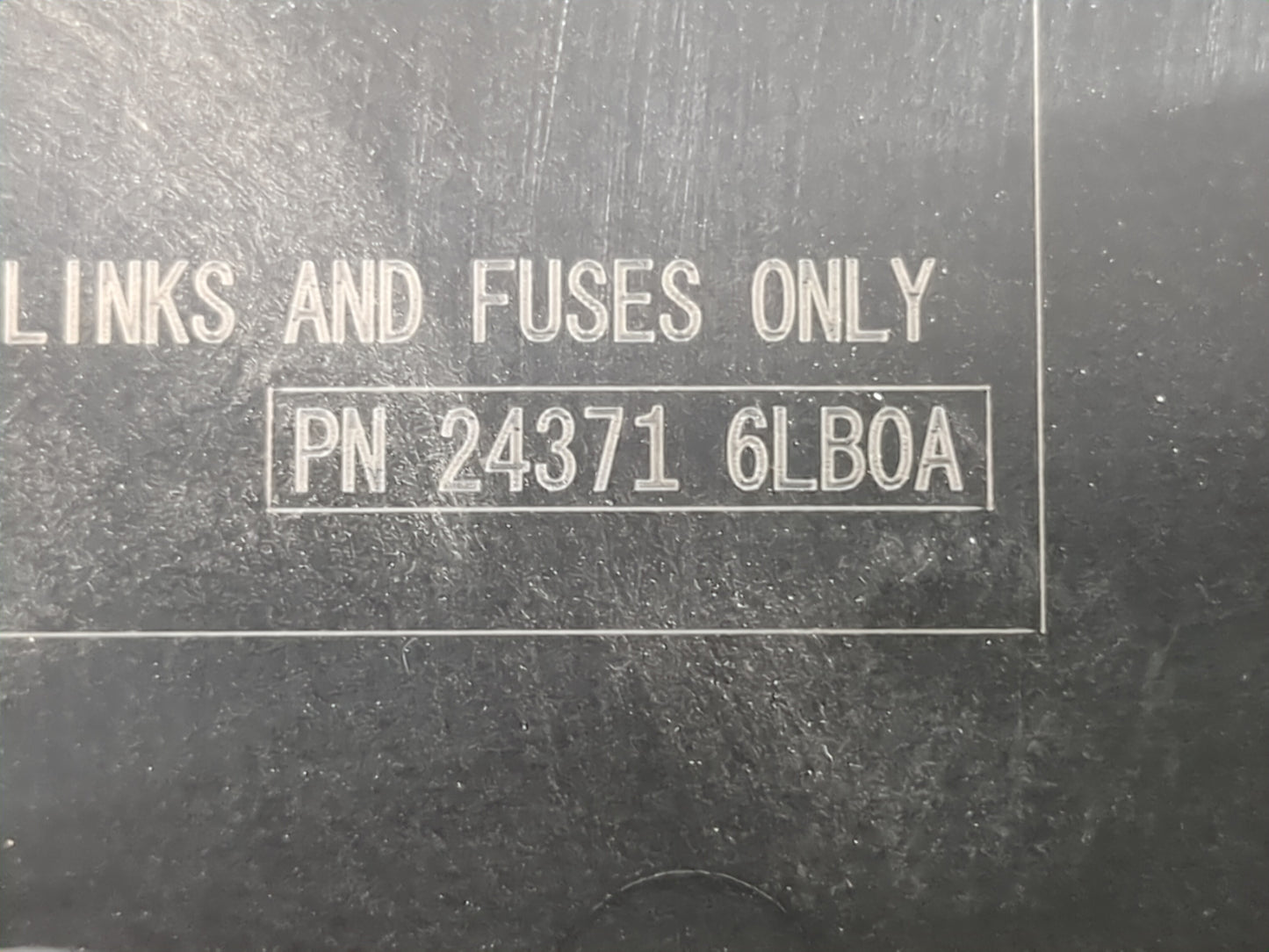 2022 Nissan Sentra Fusebox Fuse Box Panel Relay Module P/N:24371 6LB0A 91238 A5995 Fits OEM Used Auto Parts - Oemusedautopar