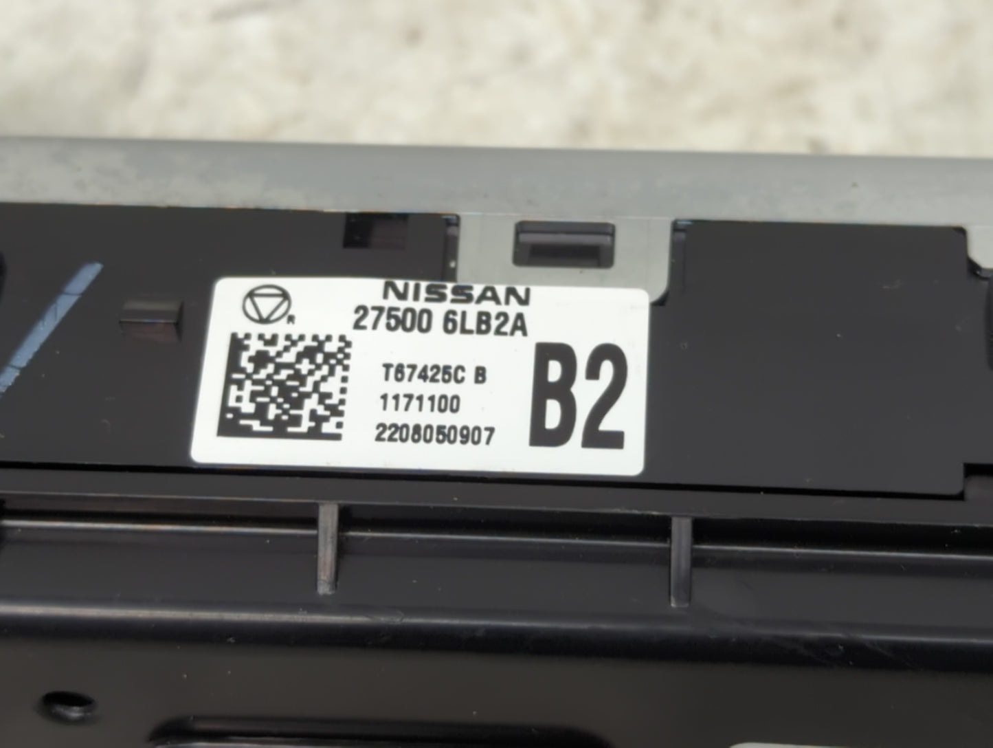 2020-2022 Nissan Sentra Climate Control Module Temperature AC/Heater Replacement P/N:27500 6LB2A Fits Fits 2020 2021 2022 OE