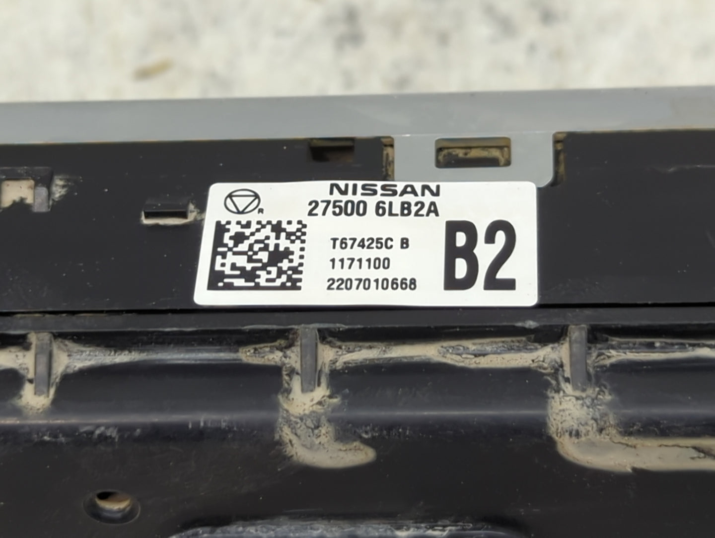 2020-2022 Nissan Sentra Climate Control Module Temperature AC/Heater Replacement P/N:27500 6LB2A Fits Fits 2020 2021 2022 OE
