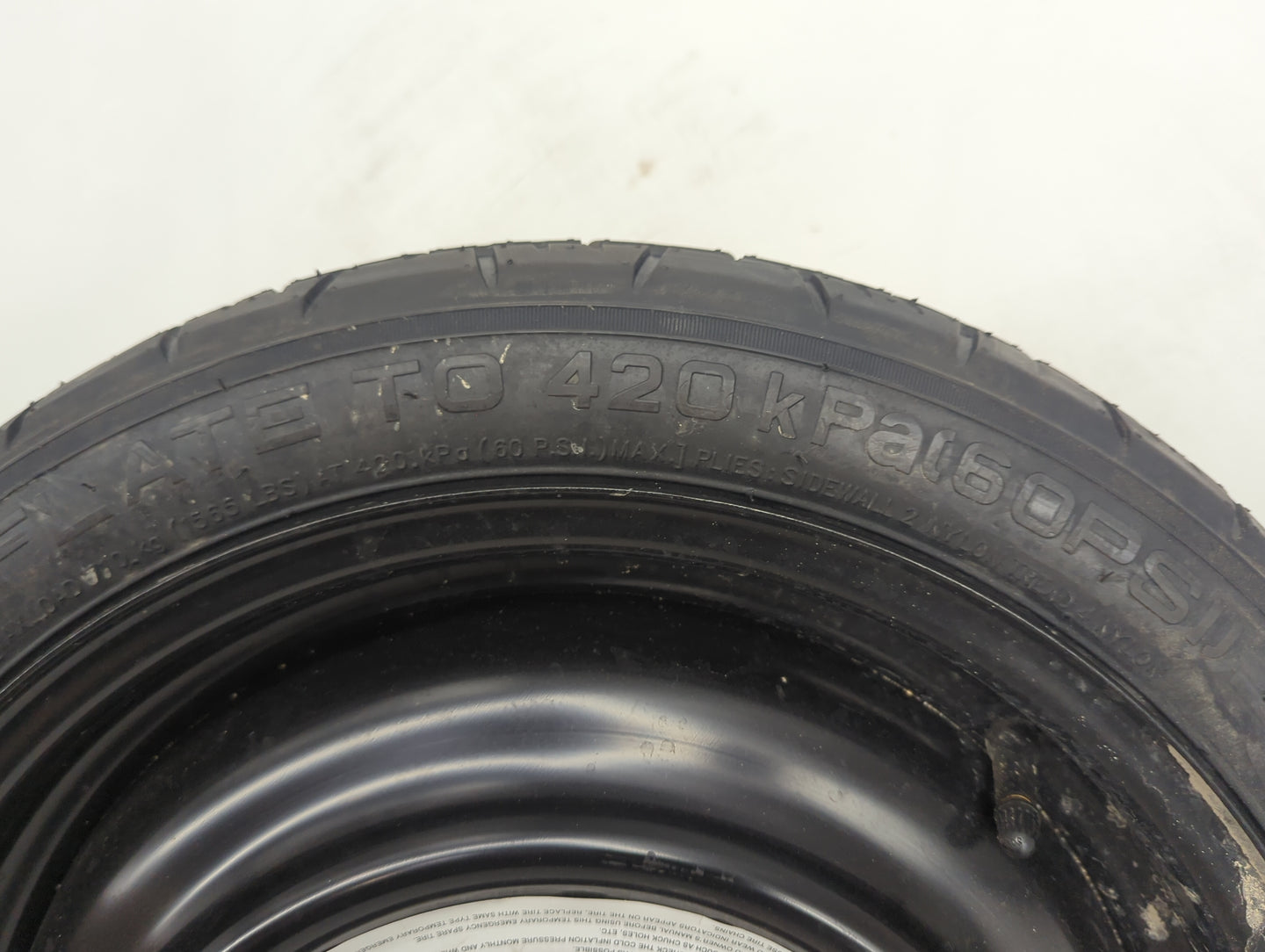 2020-2022 Nissan Sentra Spare Donut Tire Wheel Rim Oem - Oemusedautoparts1.com
