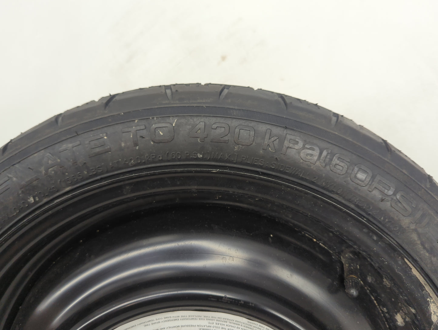 2020-2022 Nissan Sentra Spare Donut Tire Wheel Rim Oem - Oemusedautoparts1.com