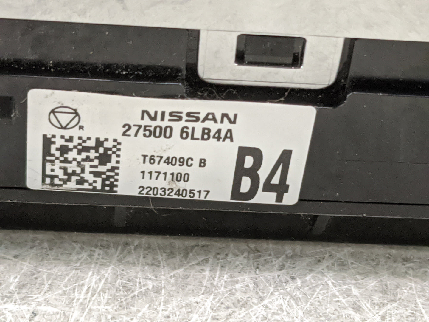 2020-2022 Nissan Sentra Climate Control Module Temperature AC/Heater Replacement P/N:275006LB4A Fits Fits 2020 2021 2022 OEM