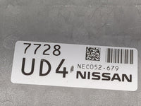 2020-2022 Nissan Sentra PCM Engine Control Computer ECU ECM PCU OEM P/N:NEC052-679 Fits Fits 2020 2021 2022 OEM Used Auto Pa