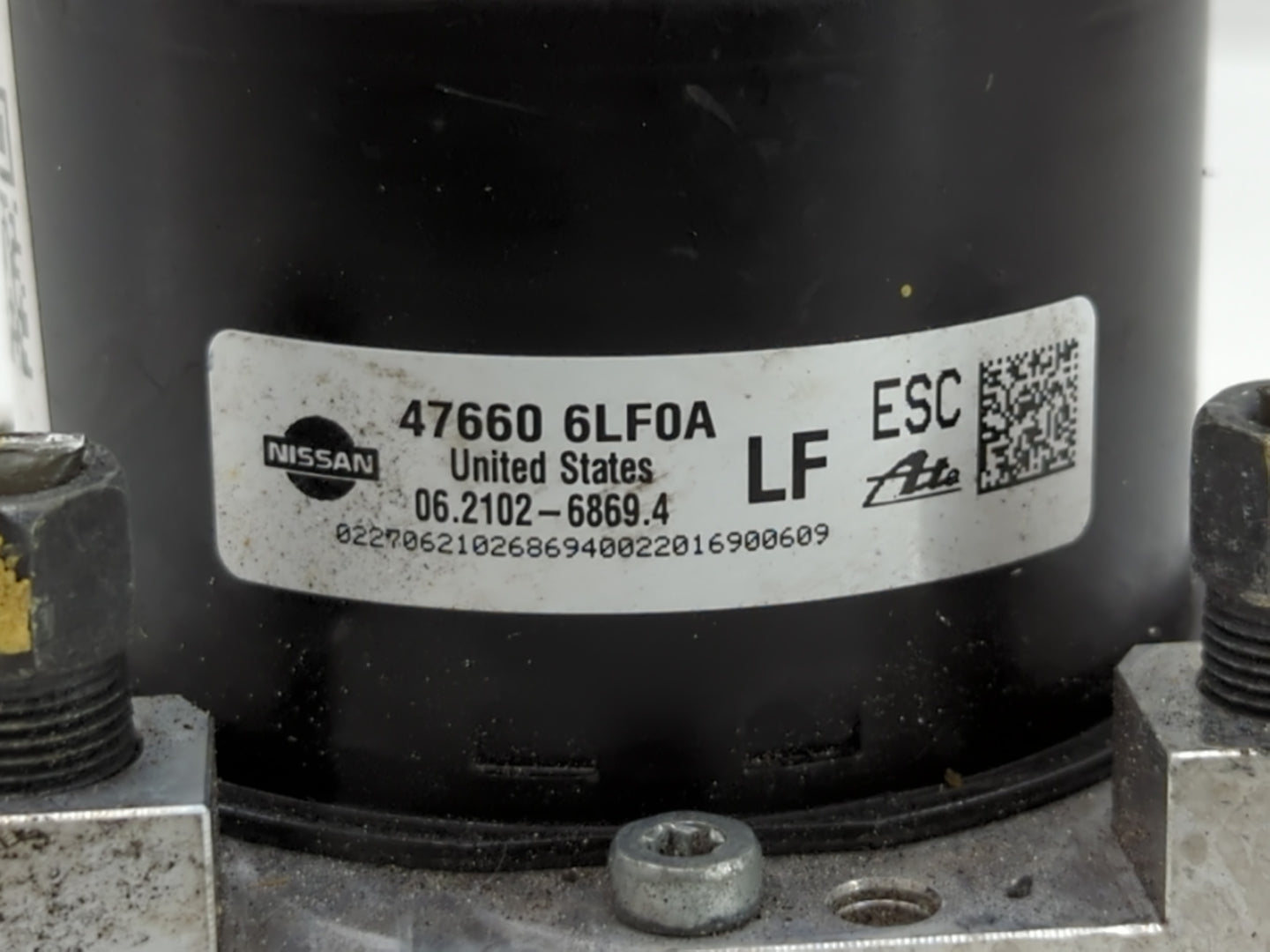 2020-2022 Nissan Sentra ABS Pump Control Module Replacement P/N:47660 6LF0A Fits Fits 2020 2021 2022 OEM Used Auto Parts - O