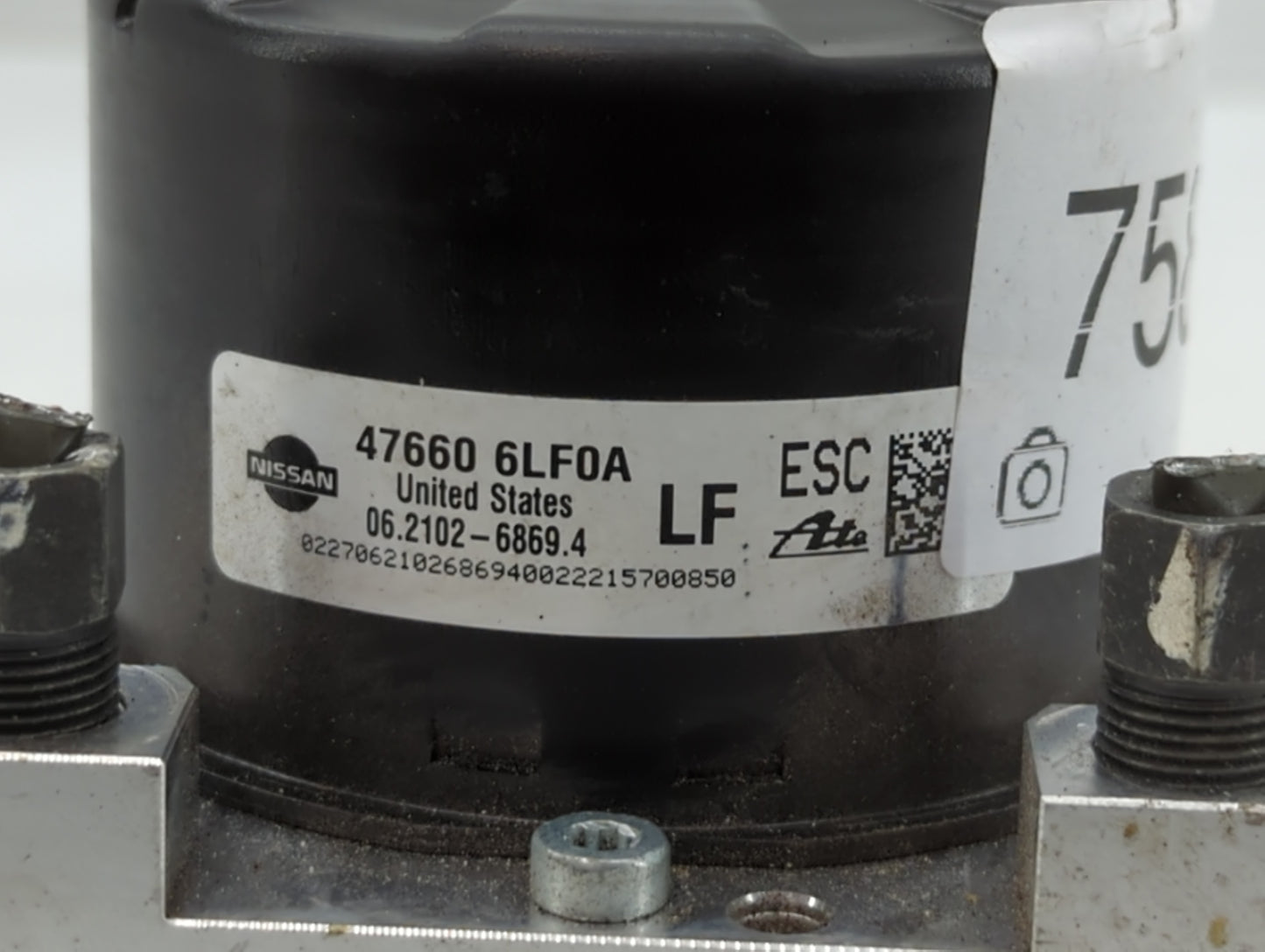 2020-2022 Nissan Sentra ABS Pump Control Module Replacement P/N:47660 6LF0A Fits Fits 2020 2021 2022 OEM Used Auto Parts - O