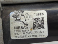 2020-2022 Nissan Sentra Car Starter Motor Solenoid OEM P/N:23300 6LB1A Fits Fits 2020 2021 2022 OEM Used Auto Parts - Oemuse