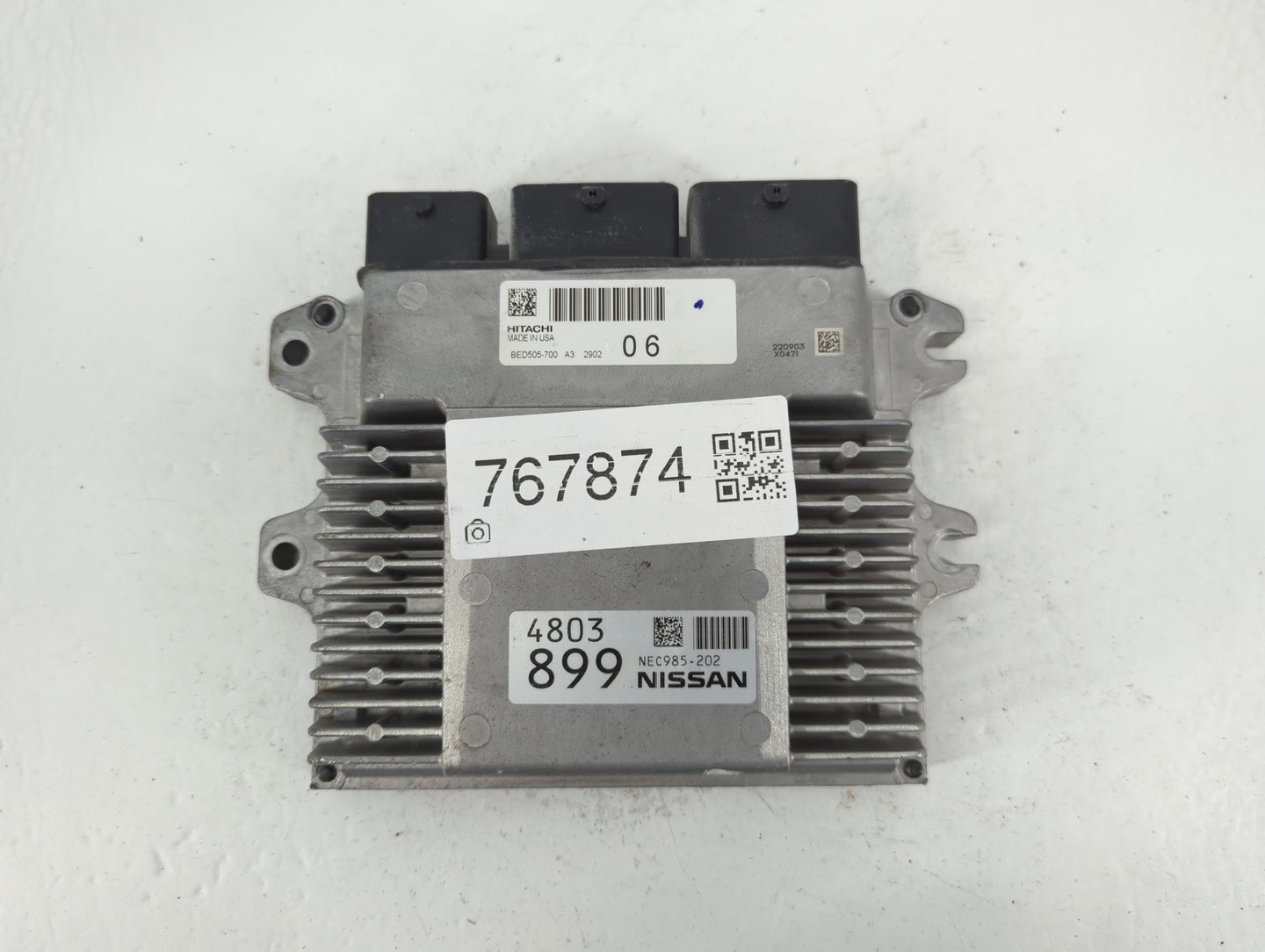 2020-2022 Nissan Sentra PCM Engine Control Computer ECU ECM PCU OEM P/N:NEC985-202 Fits Fits 2020 2021 2022 OEM Used Auto Pa