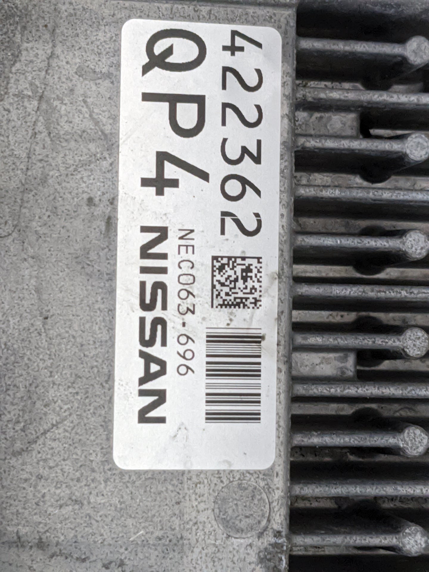 2020-2022 Nissan Titan PCM Engine Control Computer ECU ECM PCU OEM P/N:NEC063-696 BED450-300 Fits Fits 2020 2021 2022 OEM Us