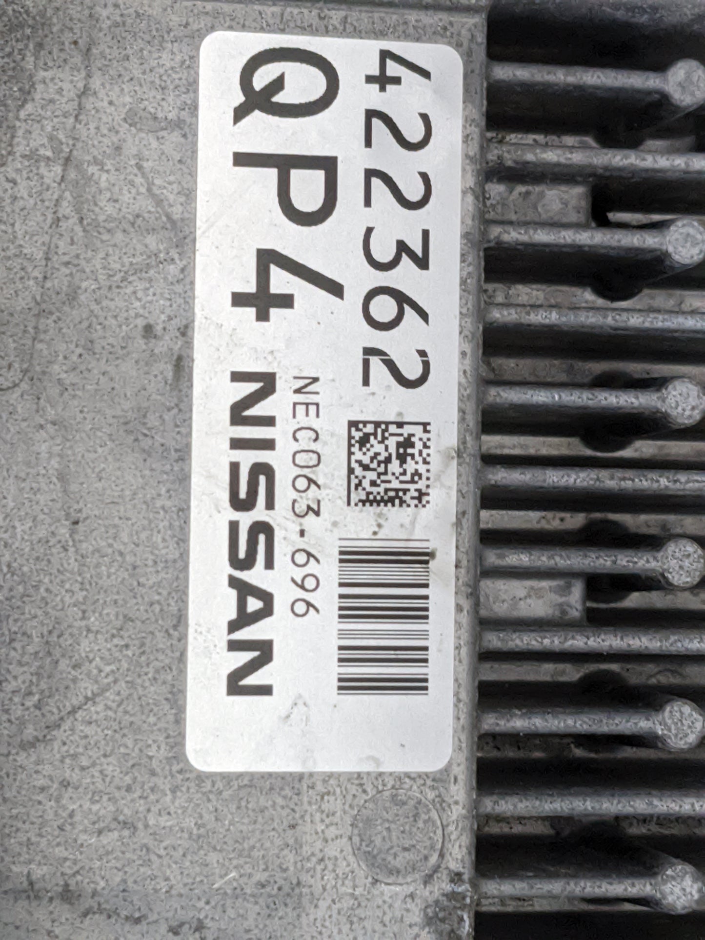 2020-2022 Nissan Titan PCM Engine Control Computer ECU ECM PCU OEM P/N:NEC063-696 BED450-300 Fits Fits 2020 2021 2022 OEM Us