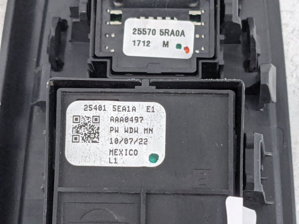 2020-2022 Nissan Versa Master Power Window Switch Replacement Driver Side Left P/N:25401 5EA1A 25570 5RA0A Fits OEM Used Aut