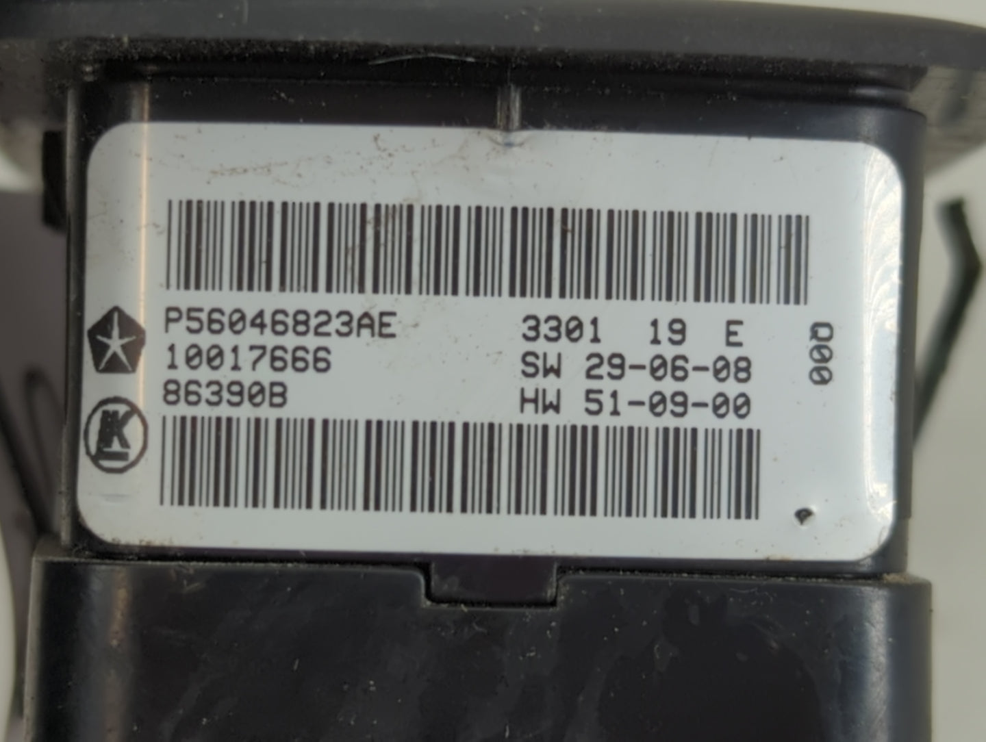 2016-2022 Ram 1500 Master Power Window Switch Replacement Driver Side Left P/N:P56046823AE Fits OEM Used Auto Parts - Oemuse