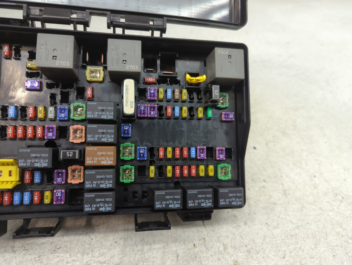 2022 Ram 1500 Fusebox Fuse Box Panel Relay Module P/N:7140-1980-30 Fits OEM Used Auto Parts - Oemusedautoparts1.com