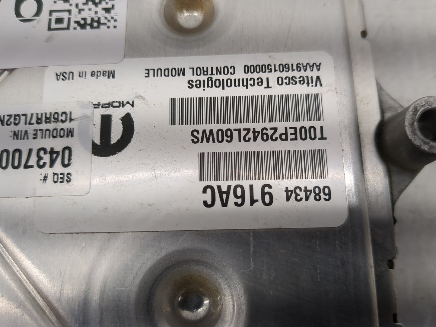 2021-2022 Ram 1500 PCM Engine Control Computer ECU ECM PCU OEM P/N:P68567548AC 68434916AC, T00EP2942L60WS Fits Fits 2021 202