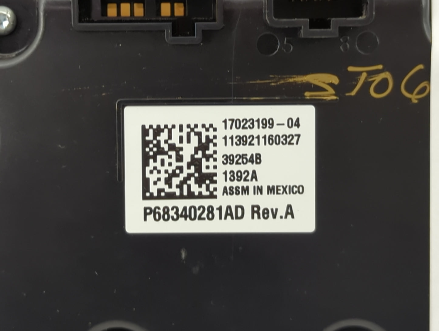 2019-2022 Ram 1500 Climate Control Module Temperature AC/Heater Replacement P/N:P68340281AD 17023199-04 Fits OEM Used Auto P