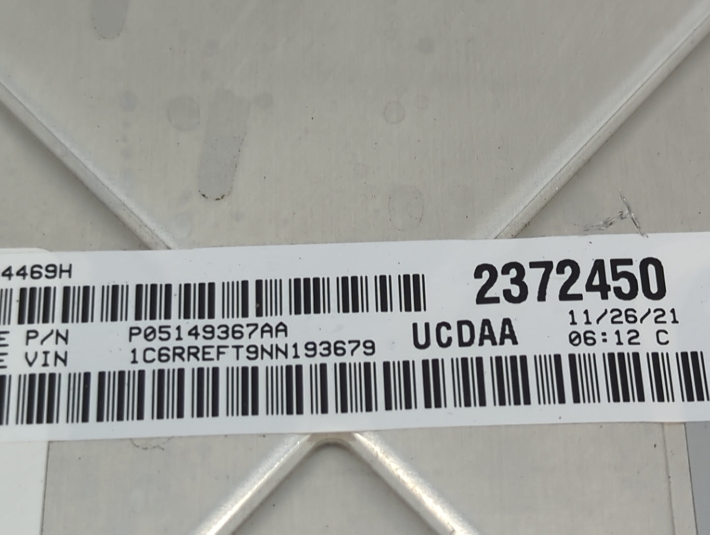 2020-2022 Ram 1500 PCM Engine Control Computer ECU ECM PCU OEM P/N:P05149367AA 68434933AB, T00EP3251KA2MH Fits Fits 2020 202