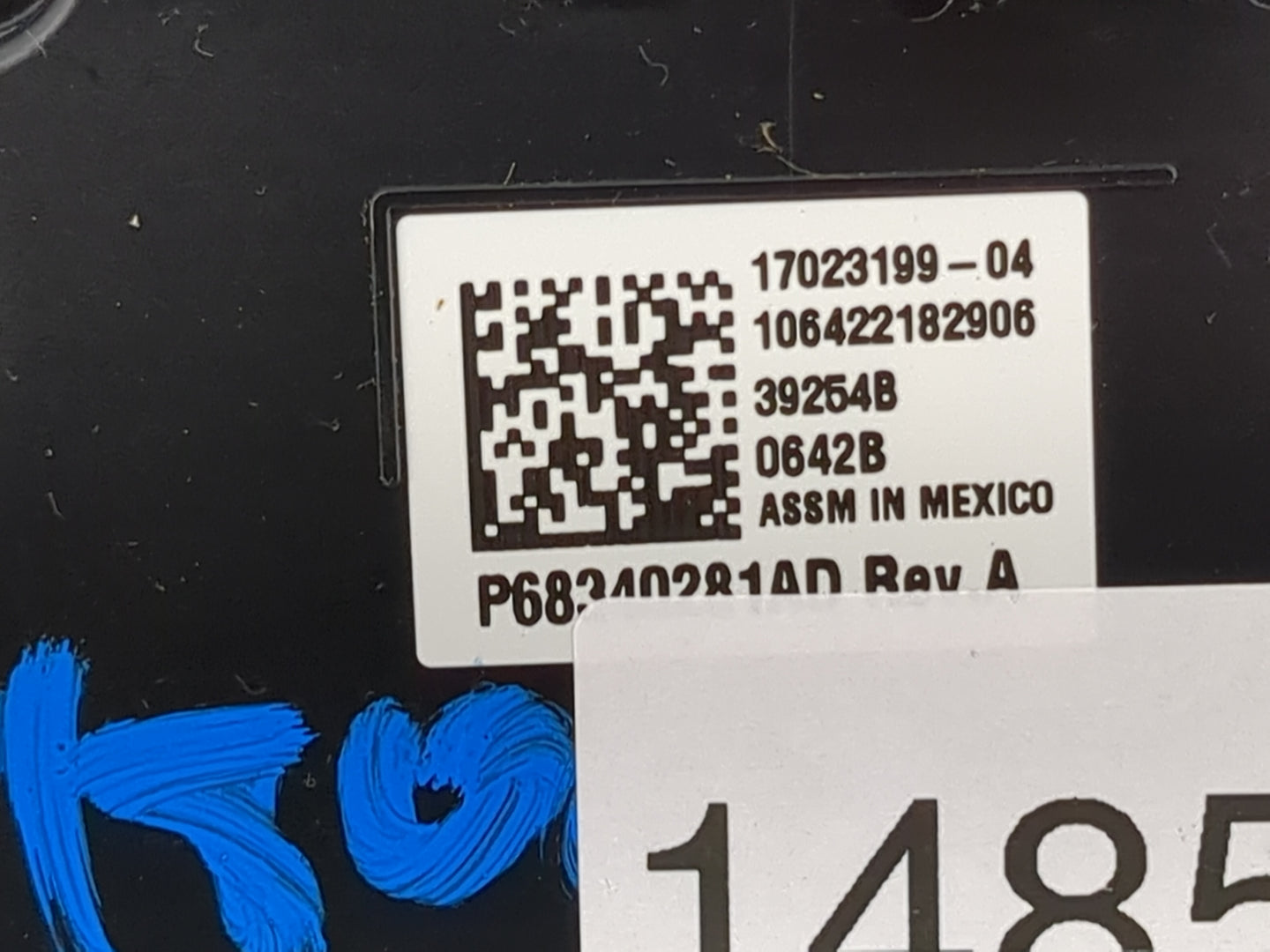 2019-2022 Ram 1500 Climate Control Module Temperature AC/Heater Replacement P/N:17023199-04 P68340281AD Fits OEM Used Auto P