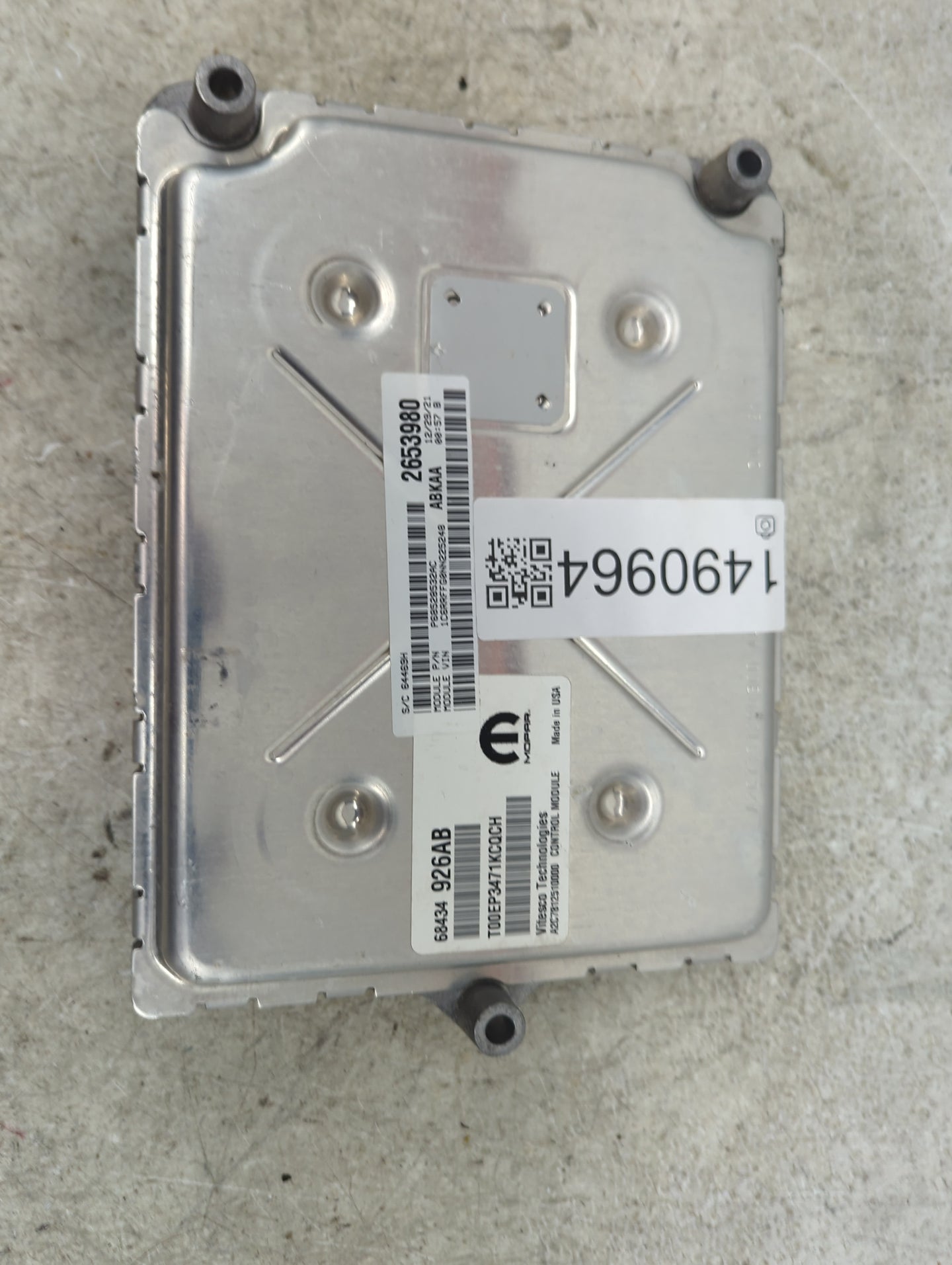 2020-2022 Ram 1500 PCM Engine Control Computer ECU ECM PCU OEM P/N:68434926AB T00EP3471KC0CH Fits Fits 2020 2021 2022 OEM Us