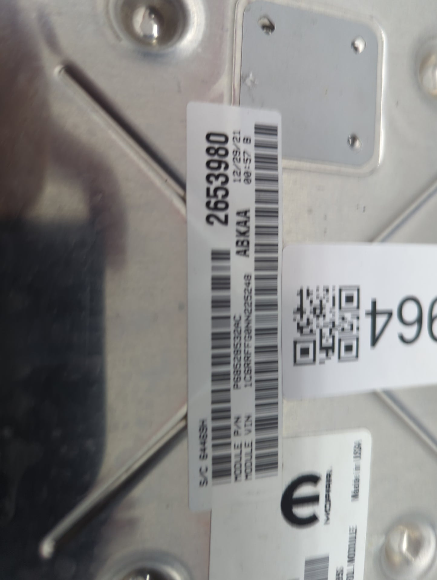 2020-2022 Ram 1500 PCM Engine Control Computer ECU ECM PCU OEM P/N:68434926AB T00EP3471KC0CH Fits Fits 2020 2021 2022 OEM Us