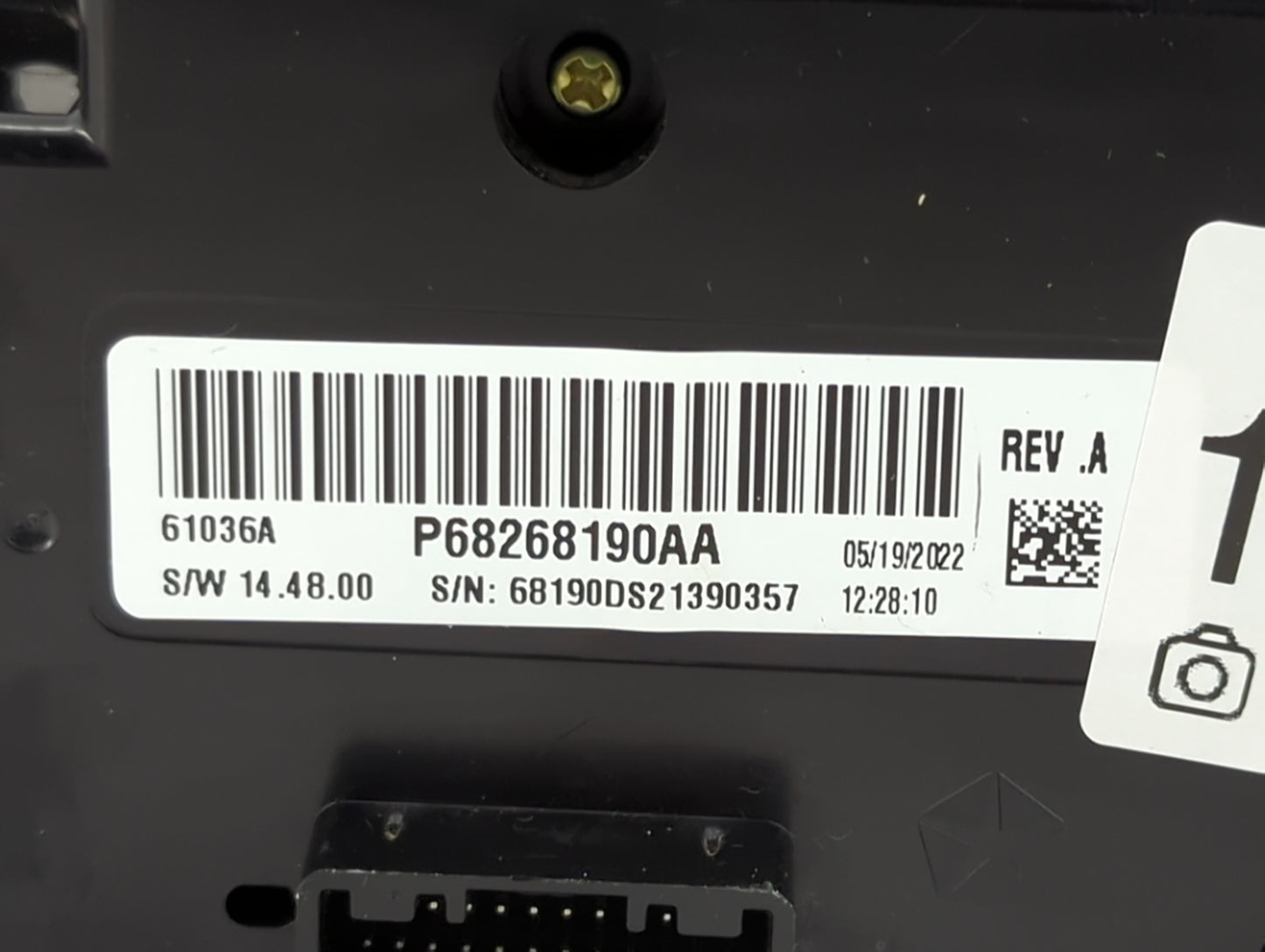 2022 Ram 1500 Classic Climate Control Module Temperature AC/Heater Replacement P/N:P68268190AA Fits OEM Used Auto Parts - Oe