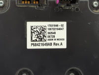 2022 Ram 2500 Climate Control Module Temperature AC/Heater Replacement P/N:P68421649AB 68421649AB Fits OEM Used Auto Parts -