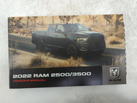 2022 Ram 2500 Owners Manual Book Guide P/N:22_DJD2_OM_EN_USC OEM Used Auto Parts - Oemusedautoparts1.com