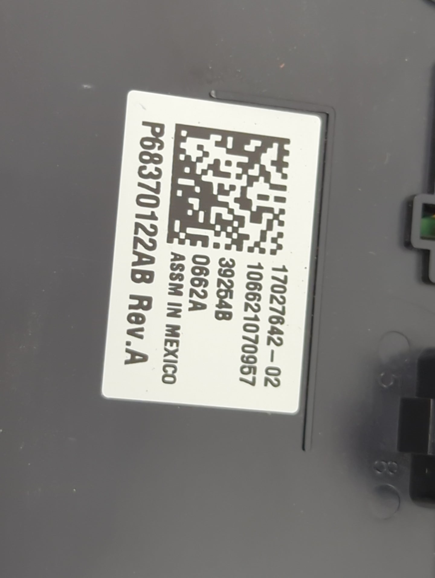 2019-2022 Ram 2500 Climate Control Module Temperature AC/Heater Replacement P/N:68370122AB 17027642-02 Fits OEM Used Auto Pa
